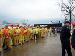 Cleanup in Henryville