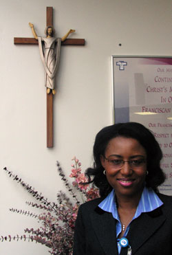 Known for her caring for the poor and the vulnerable, Dr. Mercy Obeime touches lives from Indianapolis to her native Nigeria.
