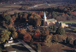 Nestled in the wooded rolling hills of southern Indiana, St. Joseph Parish in Clark County is experiencing a significant growth in membership due to several new housing developments in the area. The parish is using its participation in the Legacy for Our Mission campaign to make major updates to its campus, which was last done 36 years ago. (Submitted photo) 