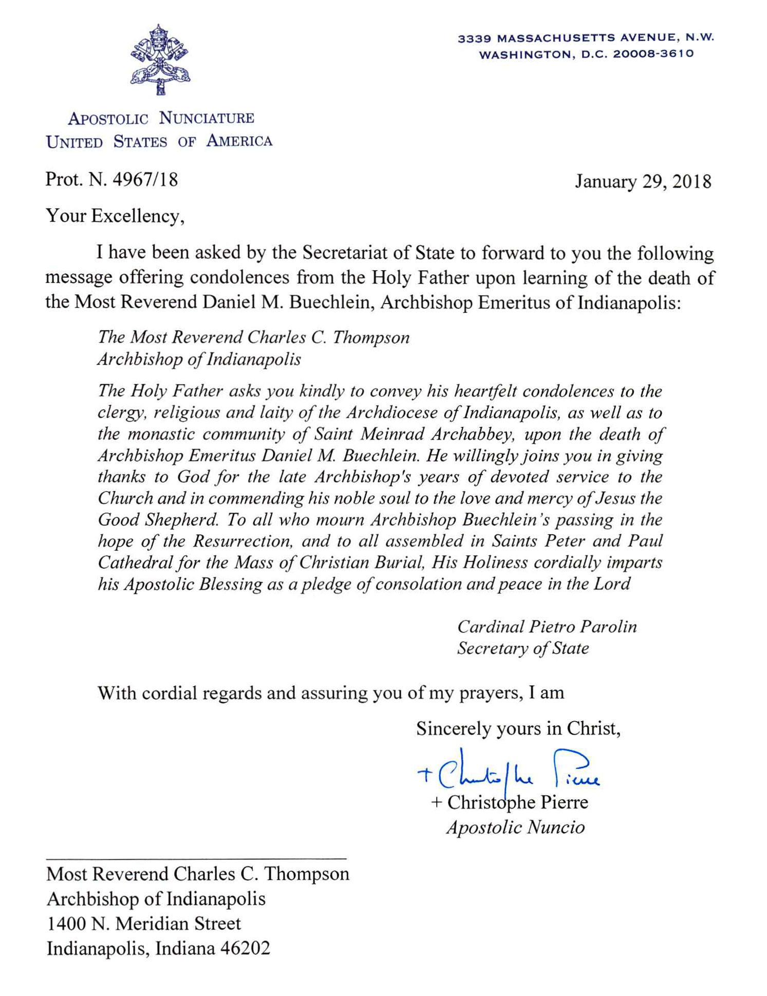 letter-of-condolence-from-pope-francis-february-2-2018