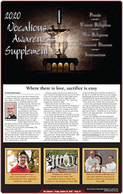 2020 Vocations Awareness Supplement cover