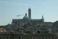 The town of Siena, Italy