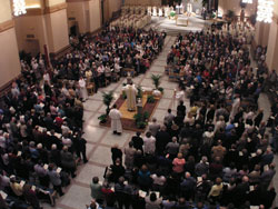 Chrism Mass at SS. Peter and Paul Cathedral in Indianapolis