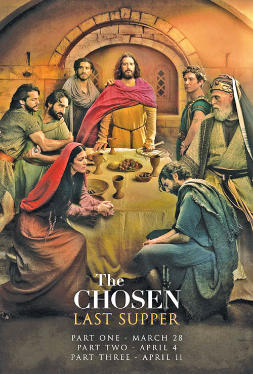 “The Chosen: Last Supper” premieres in theaters on March 28. (Photo courtesy of 5&2 Studios)