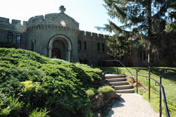 The Carmelite nuns of the Monastery of the Resurrection helped pour sidewalks and do other work on the gated property. The Carmel was founded in 1922 in New Albany and moved to Indianapolis in 1932. (Photo by Mary Ann Wyand)