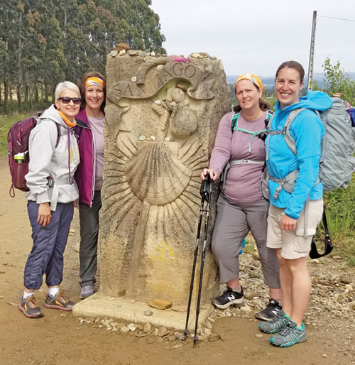 An amazing gift of friendship between Dr. Lynell Chamberlain, left, and Elizabeth Yetter has its roots in their shared faith in God. The friends pose for a recent photo at St. John Paul II Church in Sellersburg. (Submitted photo)
