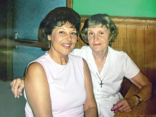 Janine Schorsch, left, knows she has been blessed by the life of her late mother Vivian Wedig. (Submitted photo)