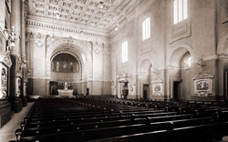 This photo of the interior of SS. Peter and Paul Cathedral in Indianapolis was taken in 1907. The cathedral was dedicated on Dec. 22, 1906. (Archive photo) 