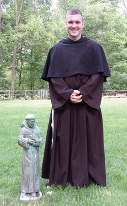 Third Order Regular Franciscan Brother Zygmunt Mazanowski felt called to religious life while attending Bishop Chatard High School in Indianapolis. His family attends St. Luke Parish. “The first stage of religious life involves growing in your prayer life,” he said, “maturing as a person in countless ways, growing in your experience of the beauty of our Church and the wide variety of celebrations and feast days, ... and having a chance to experience ministry up close and in new ways.”