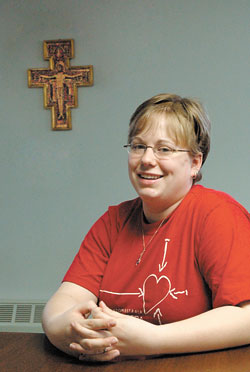 During four years as a San Damiano Scholar, St. Jude parishioner Anna Glowinski of Indianapolis completed almost 700 hours of volunteer service. 