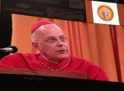 Cardinal George speaking