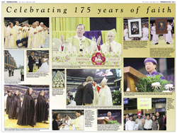 Photo centerpiece from print edition