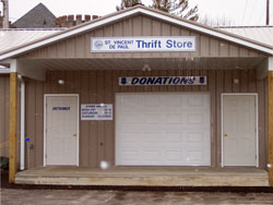 This new facility for a thrift store operated by the Society of St. Vincent de Paul in Bedford was completed in 2010. A $15,000 contribution from the Indianapolis Council of the Society of St. Vincent de Paul made the construction of the new facility possible. (Submitted photo)