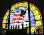 Stained glass flag