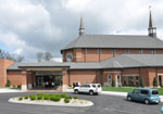 The new St. Mary-of-the-Knobs church