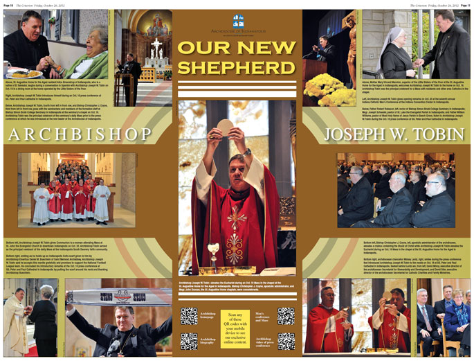 Photos of Archbishop Tobin
