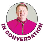 Logo for "In Conversation with Archbishop Tobin"