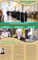 Cover of the 2012 Religious Vocations Supplement