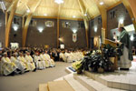 Archbishop Tobin at a deanery-wide Mass