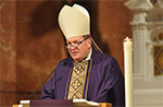 Archbishop Tobin preaching Ash Wednesday homily