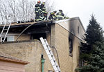 Fire damage to convent
