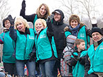 Tornado relief volunteers