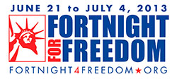 Fortnight for Freedom 2013 logo