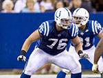 Joe Reitz playing football for the Colts