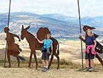 People on a pilgrimage