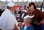 Pope with Catholics