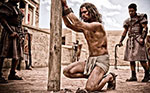 Jesus being scourged in a movie