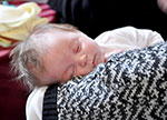 Baby at pro-life dinner