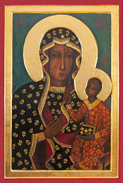 A copy of the icon of Our Lady of Czestochowa in Poland will be transported to four churches and two abortion centers in Indianapolis as part of a campaign to promote the culture of life. (Submitted photo)