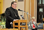 Archbishop Tobin speaking