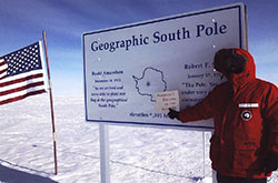 Father Darvin Winters said his time spent as an Air Force Reserves chaplain in Antarctica in early 2013 helped him “have a better appreciation for God as the Creator of Earth and the universe.” Now, he’s beginning another dream experience—as a full-time chaplain for the Air Force. (Submitted photo)