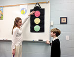 Teacher and student