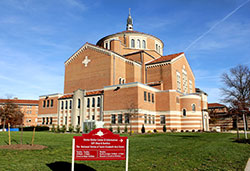 Pictured is the outside of the National Shrine of St. Elizabeth Ann Seton in Emmitsburg, Md. (Courtesy photo)