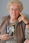 Woman with photo