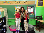 Teacher and students