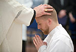 Deacon Kyle Rodden at ordination Mass