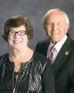 Mary Kay and Carl Wolford were honored on Oct. 3 by the National Catholic Educational Association. (Submitted photo)