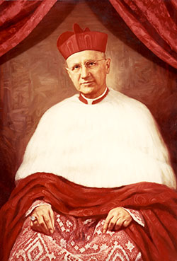 A painting of Cardinal Joseph E. Ritter of St. Louis.