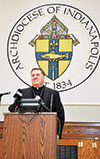 Cardinal-designate Joseph W. Tobin at his press conference
