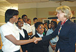 Student and Secretary of Education