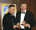 Men with awards