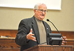 Bobby Plump, former basketball star, speaking