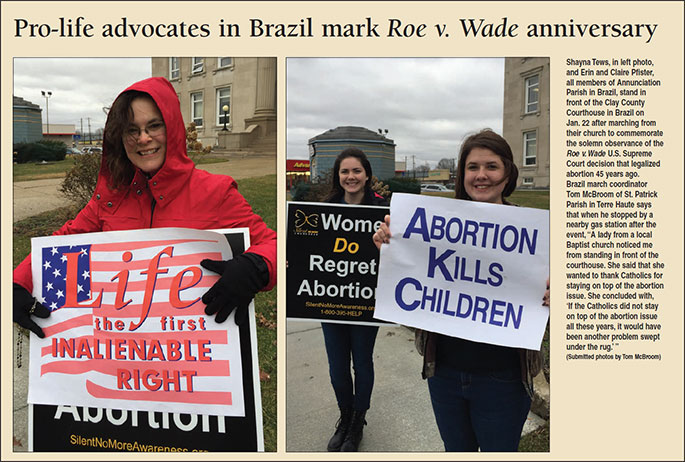 Photos: Pro-life advocates in Brazil mark Roe v. Wade anniversary