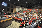 Men at conference