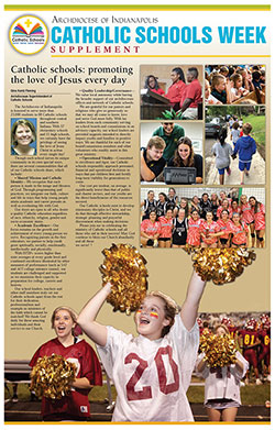 Cover of the 2019 Catholic Schools Week Supplement of The Criterion