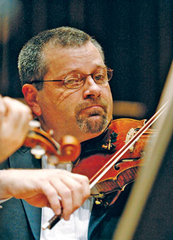 David Bartolowits was a violinist for the Indianapolis Symphony Orchestra for 35 years before becoming the director of catechesis of St. John the Evangelist Parish in Indianapolis and being ordained a deacon for the archdiocese, both in 2017. (Submitted photo)